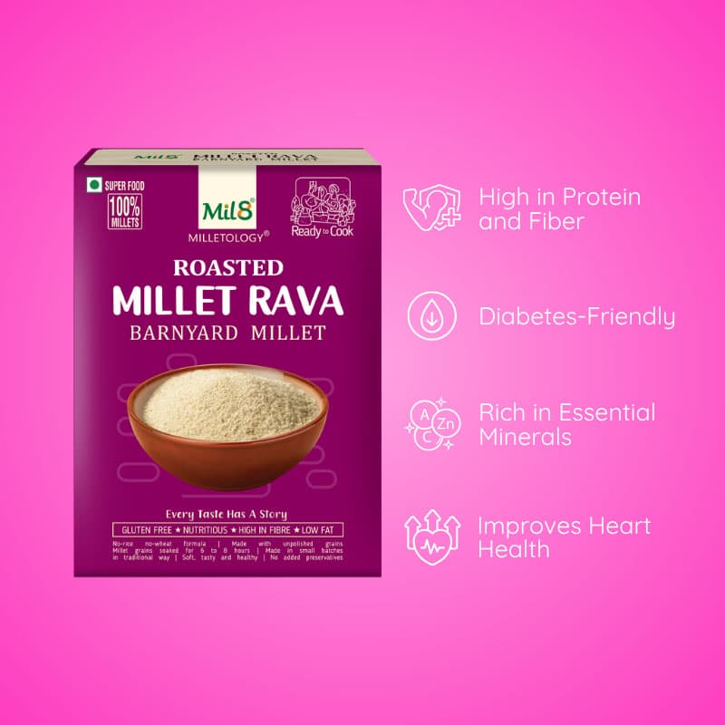 Millet Rava - Barnyard Millet | Kuthiravali