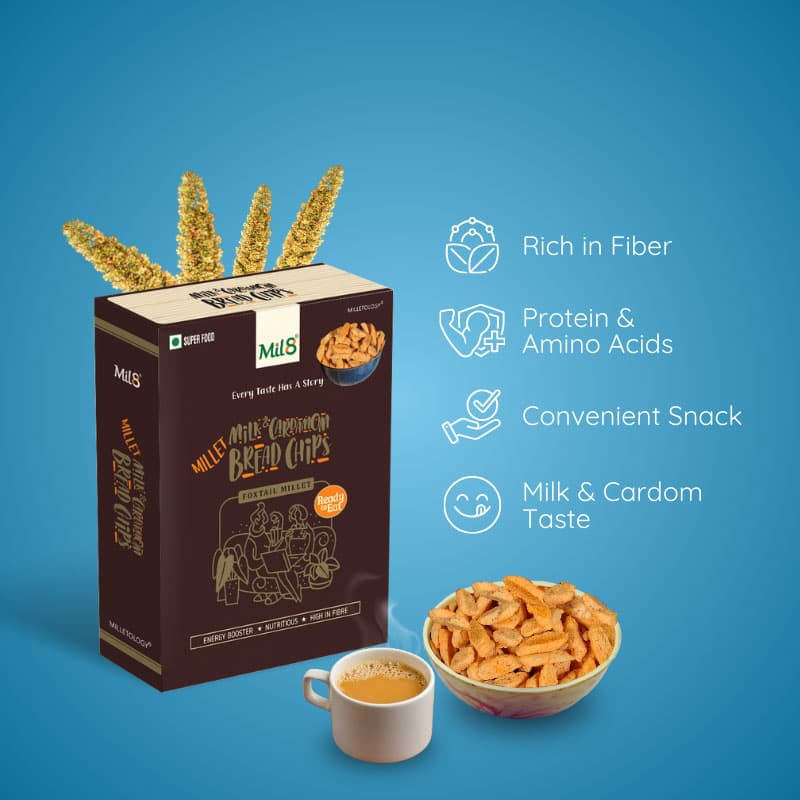 Bread Chips with Milk and Cardamom Crispy Bread Chips Infused with Milk and Cardamom Flavour 5