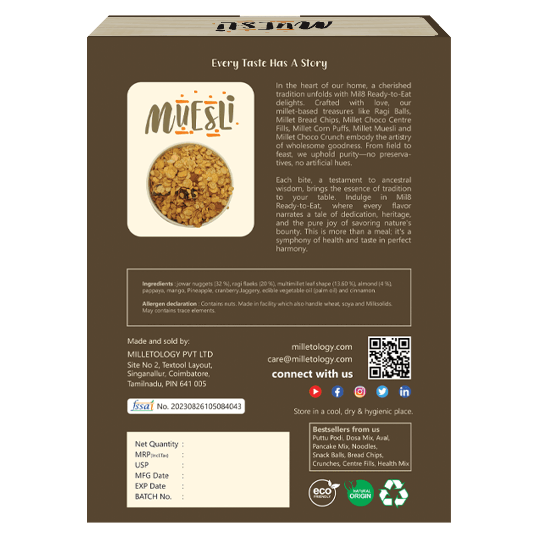 Healthy Breakfast Muesli Energizing and Wholesome Muesli Perfect for Breakfast (100g) 2