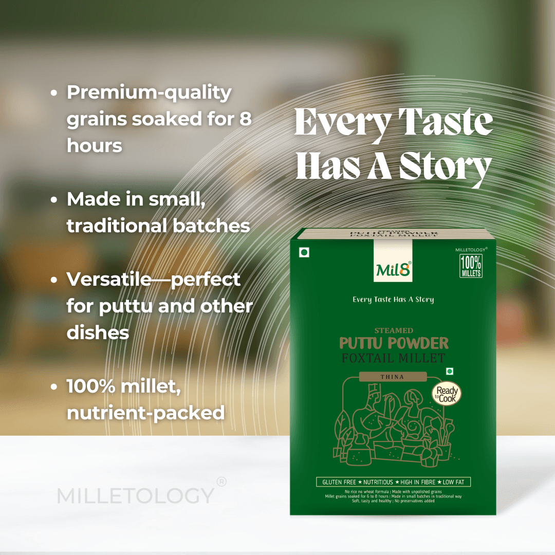 Foxtail Millet Puttu Powder Unique Foxtail Millet Puttu for Nutritious Meals (300g) 3