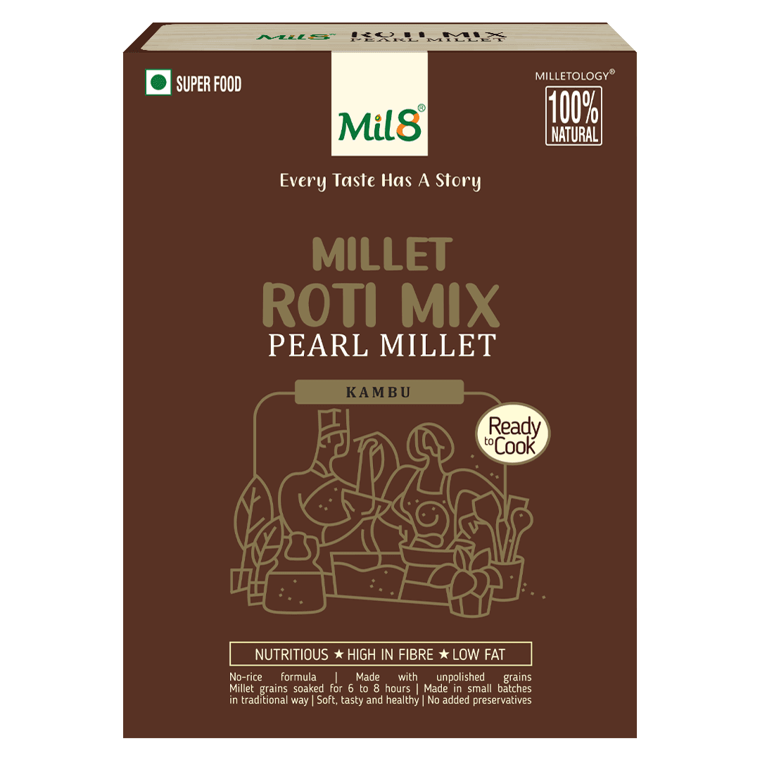 Pearl Millet Roti Mix Easy-to-Make Pearl Millet Roti Mix for Fresh Flatbreads (450g) 2