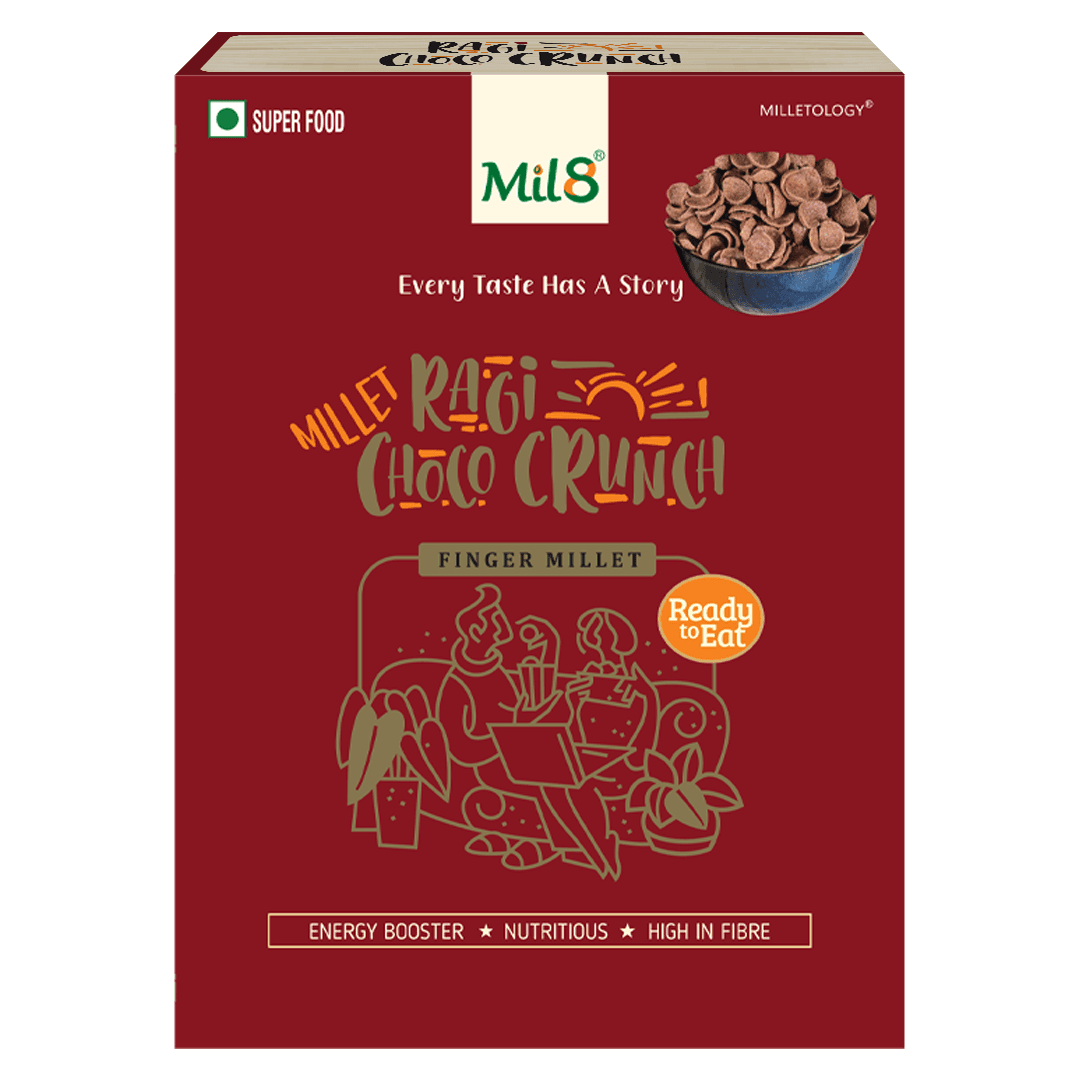 Ragi Choco Crunch Bites Crispy Ragi Bites Coated in Decadent Chocolate (100g) 4