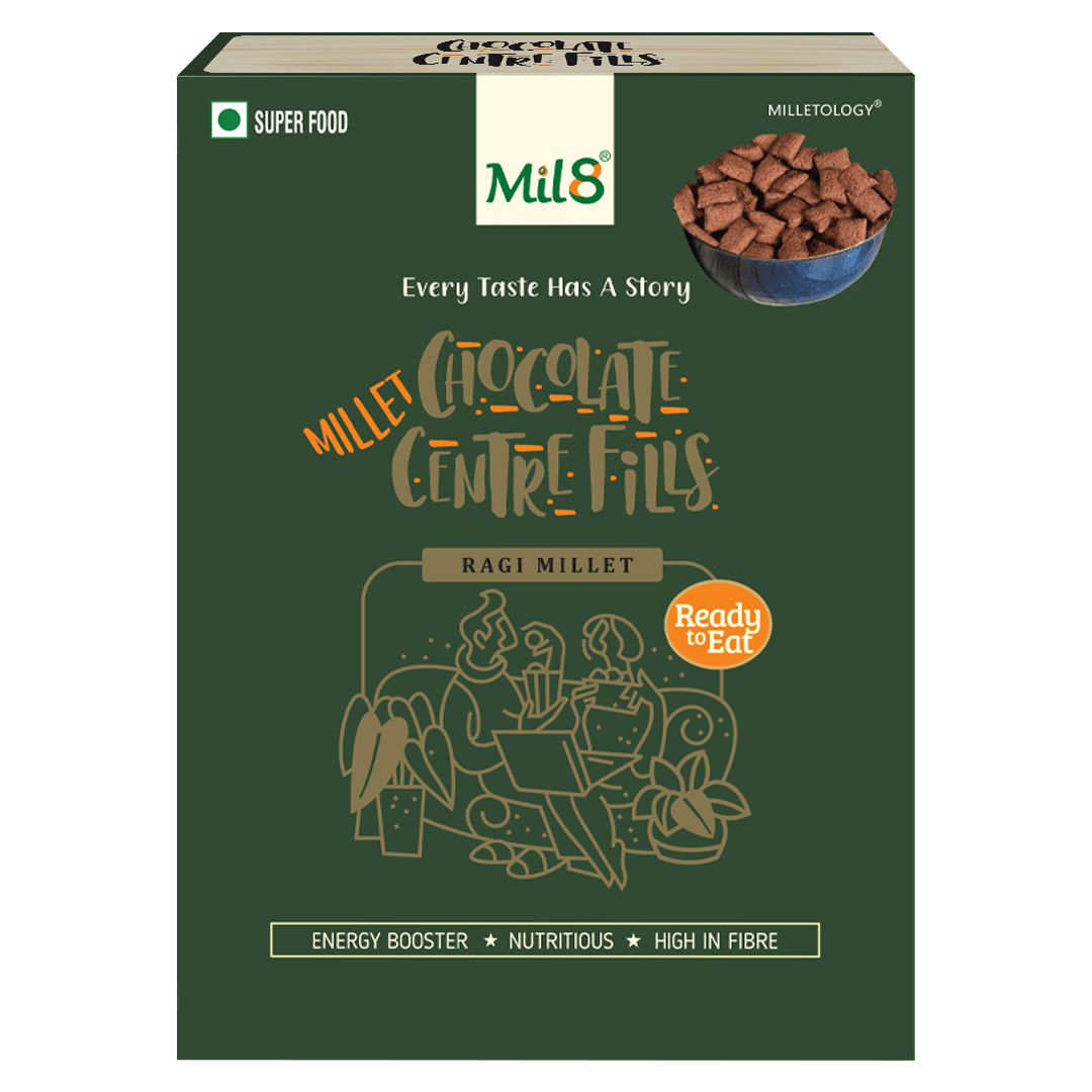 Ragi Chocolate Centre Fills Indulgent Ragi Treats with a Chocolate-Filled Center (120g) 4