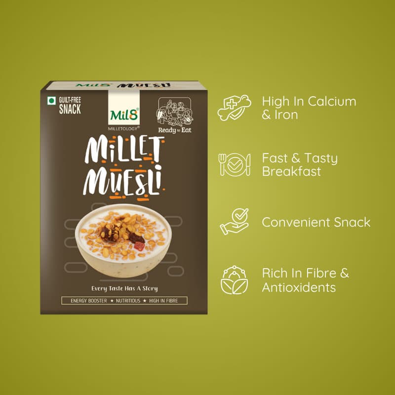 Healthy Breakfast Muesli Energizing and Wholesome Muesli Perfect for Breakfast (100g)