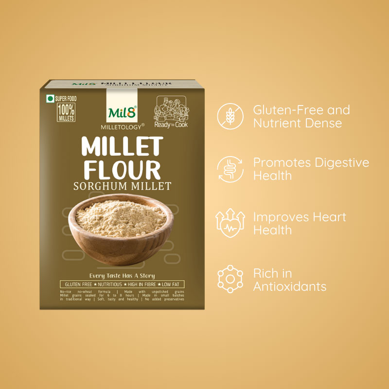 Sorghum Millet Flour Versatile Sorghum Millet Flouror Wholesome Dishes (450g)